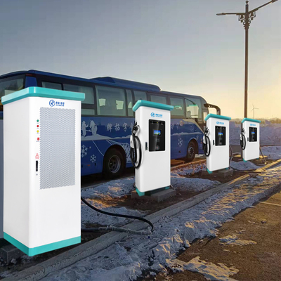 Tipo partido 720kw 600kw de la estación de carga al aire libre del vehículo eléctrico de la refrigeración por líquido