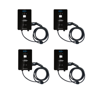 Cargador de CA EV montado en la pared 32A Tipo 2 Evse portátil con pantalla LCD