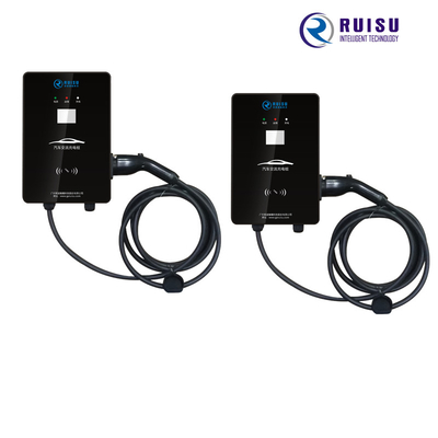 Cargador de CA EV montado en la pared 32A Tipo 2 Evse portátil con pantalla LCD