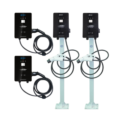 estación casera del cargador de 7KW Ev, control elegante del cargador OCPP1.6 APP del coche eléctrico
