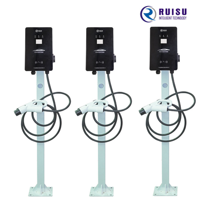 estación casera del cargador de 7KW Ev, control elegante del cargador OCPP1.6 APP del coche eléctrico
