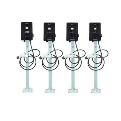 Palanca montada en la pared 2 del cargador 10KW CCS1 de la CA EV la monofásico para el vehículo eléctrico