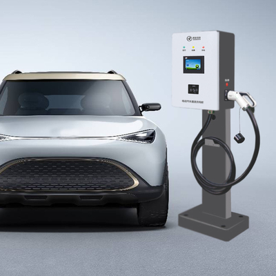 Cargador comercial de 40kw EV con pantalla táctil a color de 4,3&quot; de longitud de cable de 5 m