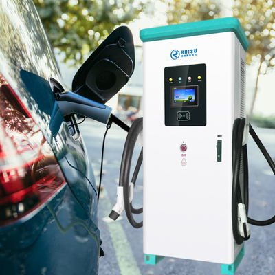 Cargador público comercial de 180kw EV de carga rápida con pistolas dobles