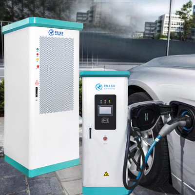 Cargador EV rápido montado en el piso con comunicación OCCP de pantalla táctil LCD 480KW