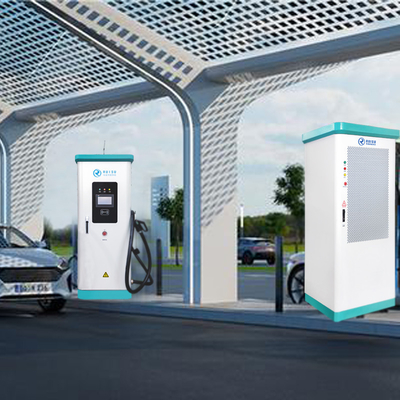 Estaciones de carga rápidas montadas en el piso de EV, puntos de carga del coche público partido 480KW