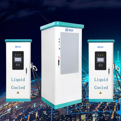 Estaciones de carga EV montadas en el piso 720KW 1 enchufes Refrigeración líquida inteligente
