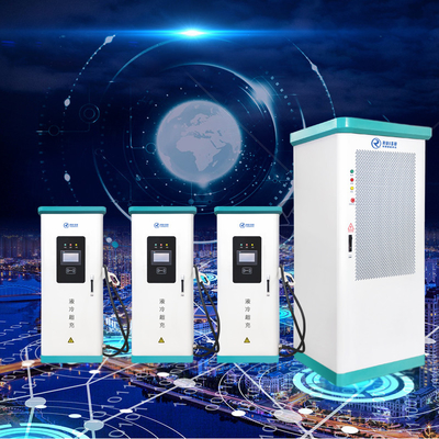 Cargador rápido estupendo de los vehículos de la plataforma 4G Eelectric del funcionamiento de la estación de carga de 480KW EV OCPP1.6J