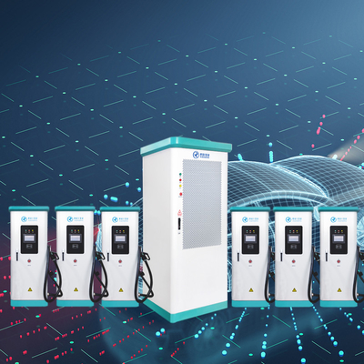 Cargador dividido comercial EV nivel 3 OCPP 1.6J 360KW 1 enchufes 6 CE certificado