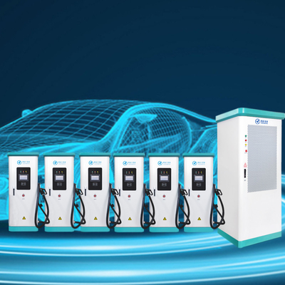 Cargador comercial EV de 480KW, 1 enchufe 8 estaciones de carga rápida de OCPP DC