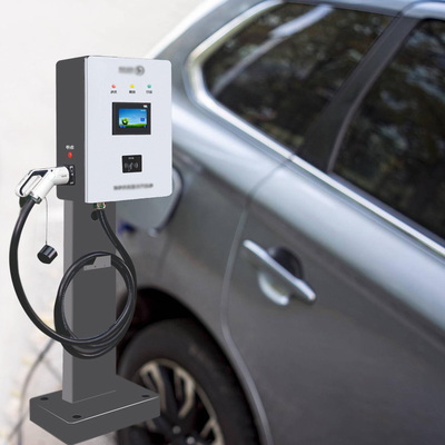 Equipo de carga de la velocidad rápida EV de DC del cargador de 30KW EV con la pantalla táctil capacitiva CCS1 CCS2