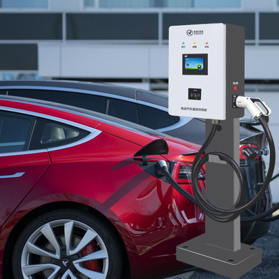 DC Fast 30kw EV Cargador con pantalla táctil de 7 pulgadas Ccs Tipo 2 Conector único