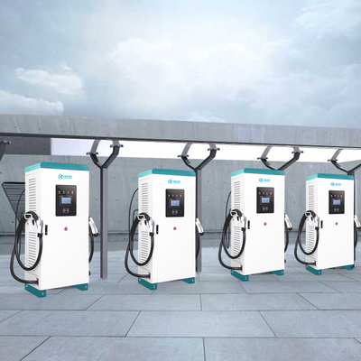 Cargador elegante montado piso del coche de EV, OEM de carga rápido de la estación 60KW de EV
