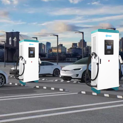 Cargador de carga rápida DC 120kw EV todo en uno con pistola de carga doble