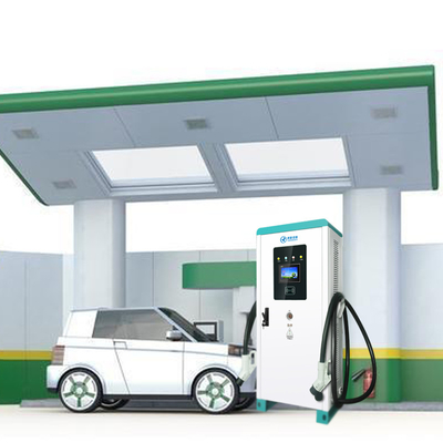 Cargador de carga rápida DC 120kw EV todo en uno con pistola de carga doble