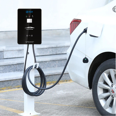 7KW 32A AC EV Cargador Tipo 2 Soporte monofásico Tarjeta RFID Pago