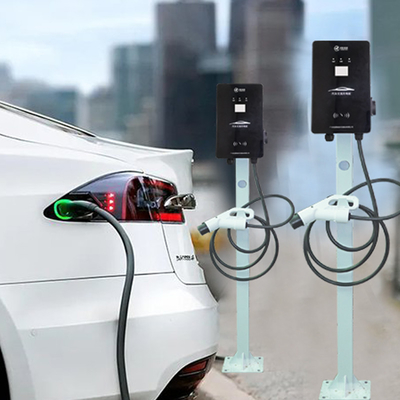 Cargador de CA EV montado en la pared 32A Tipo 2 Evse portátil con pantalla LCD