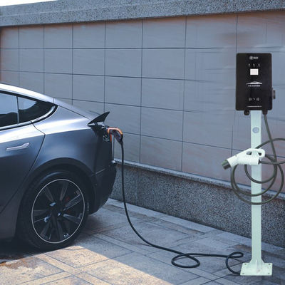 Cargador de CA inteligente 22kw, tipo 2 32A del cargador del coche eléctrico de 3 fases
