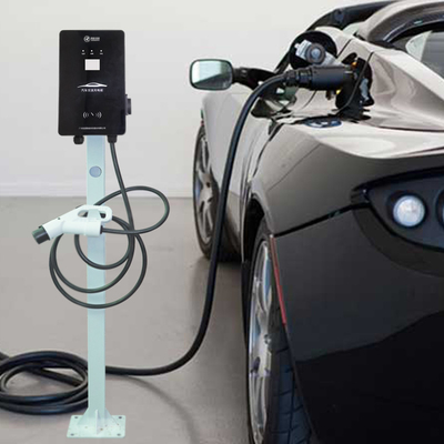 Cargador de CA inteligente 22kw, tipo 2 32A del cargador del coche eléctrico de 3 fases